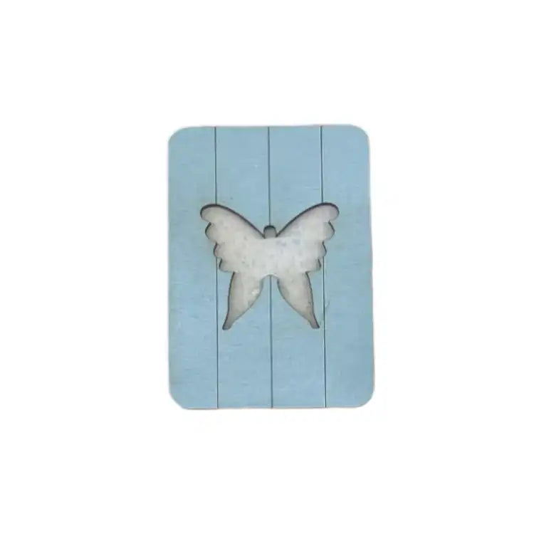 WOODEN NEEDLE CASE "BUTTERFLY" KF056/13