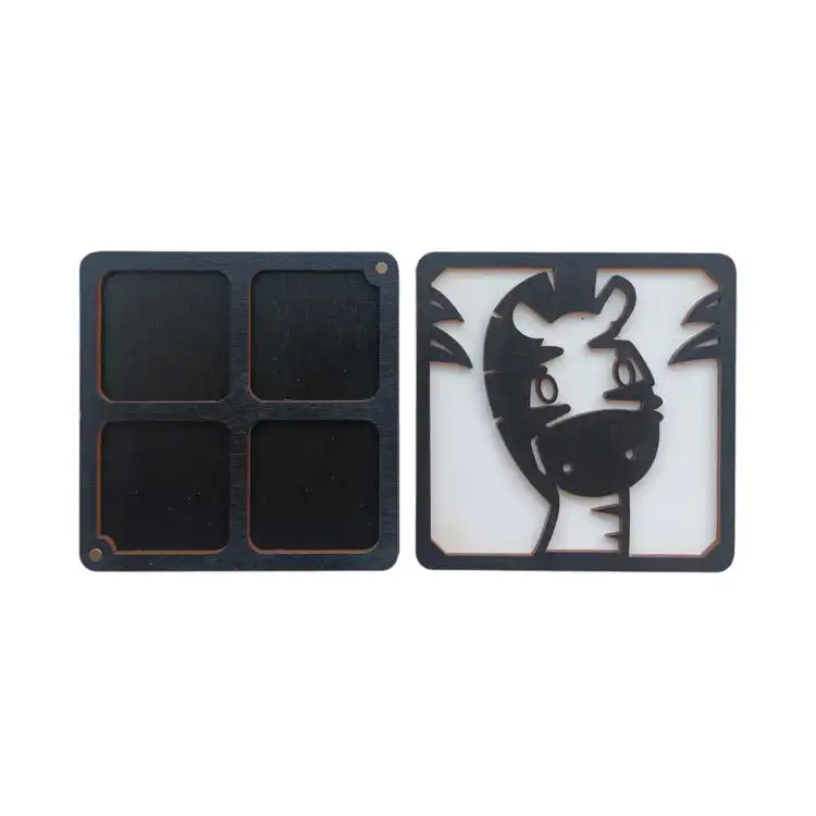WOODEN BOX "ZEBRA" KF057/27