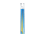 Milward Children's Plastic Single Point Knitting Needles, 18cm / 4mm Milward Straight Knitting Needles - HobbyJobby