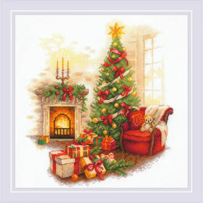 Cross Stitch Kit Riolis - CHRISTMAS SERENITY 30X30 SR2265