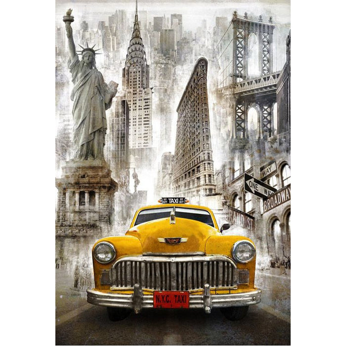 Diamond Painting Kit - NEW YORK TAXI 68*100 CM WD2385