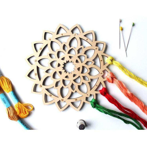 Organizer for floss “Mandala 2” HobbyJobby Floss Organizers - HobbyJobby