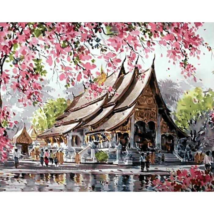 Diamond Painting Kit - PAGODA 48*38 CM WD129