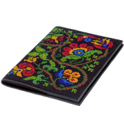 Passport Cover Needlecraft Kit - Cross Stitch Kits on Leather Wonderland Crafts Passport Cover Kits - HobbyJobby