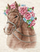 Pattern The Horse in Flowers, HJ005 HobbyJobby_Pattern - HobbyJobby