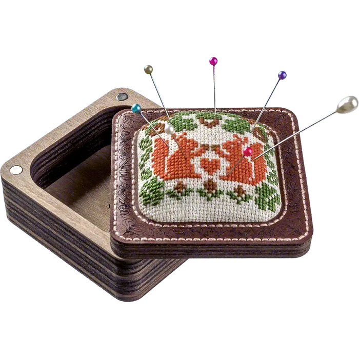 Pin Cushion Kit - Needlecraft Storage Box - Needle Storage Pin Wonderland Crafts Pin Cushions - HobbyJobby