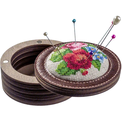 Pin Cushion Needlecraft Kit - Needle Storage Pin Wonderland Crafts Pin Cushions - HobbyJobby
