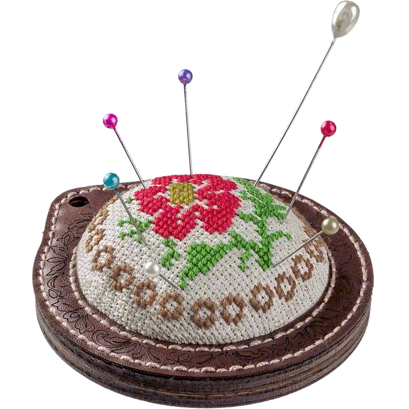 Pin Cushion Needlecraft Kit - Needle Storage Pin Wonderland Crafts Pin Cushions - HobbyJobby