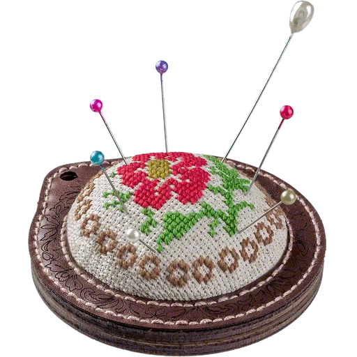 Pin Cushion Needlecraft Kit - Needle Storage Pin Wonderland Crafts Pin Cushions - HobbyJobby