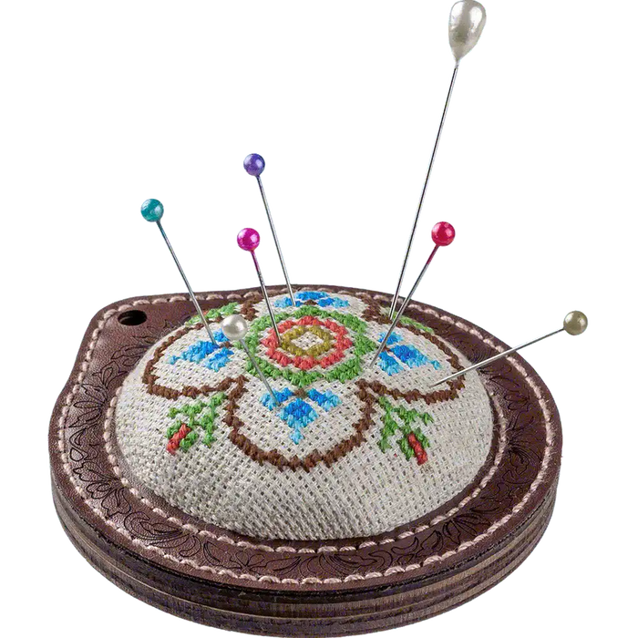 Pin Cushion Needlecraft Kit - Needle Storage Pin Wonderland Crafts Pin Cushions - HobbyJobby