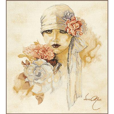 Counted Cross Stitch Kit Lanarte - Sara Moon