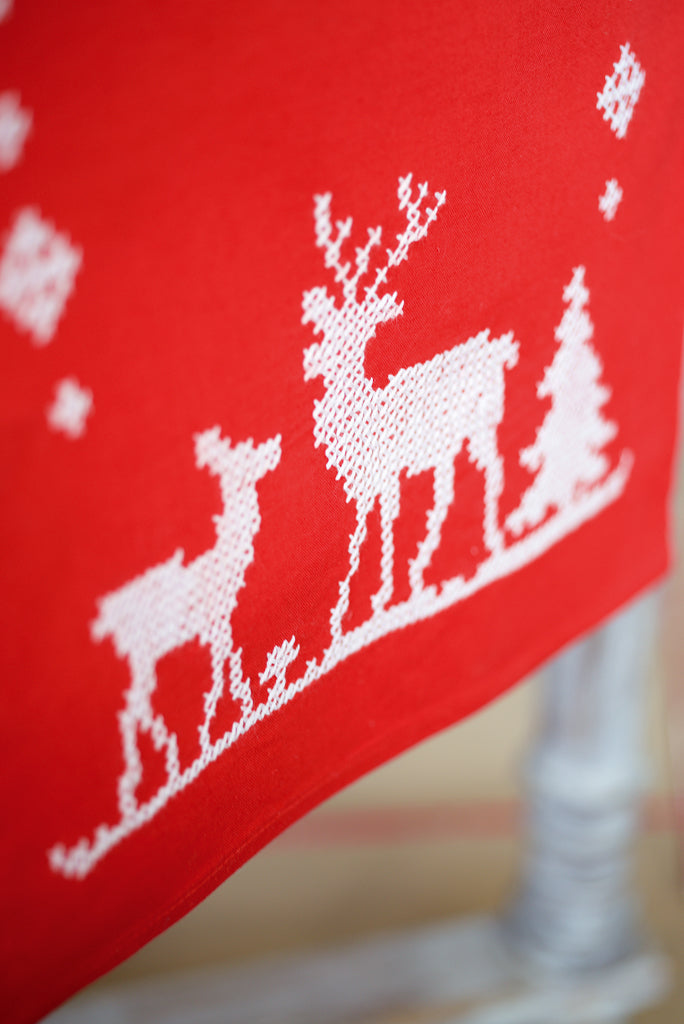 Table Runner Kit Vervaco - Christmas deers
