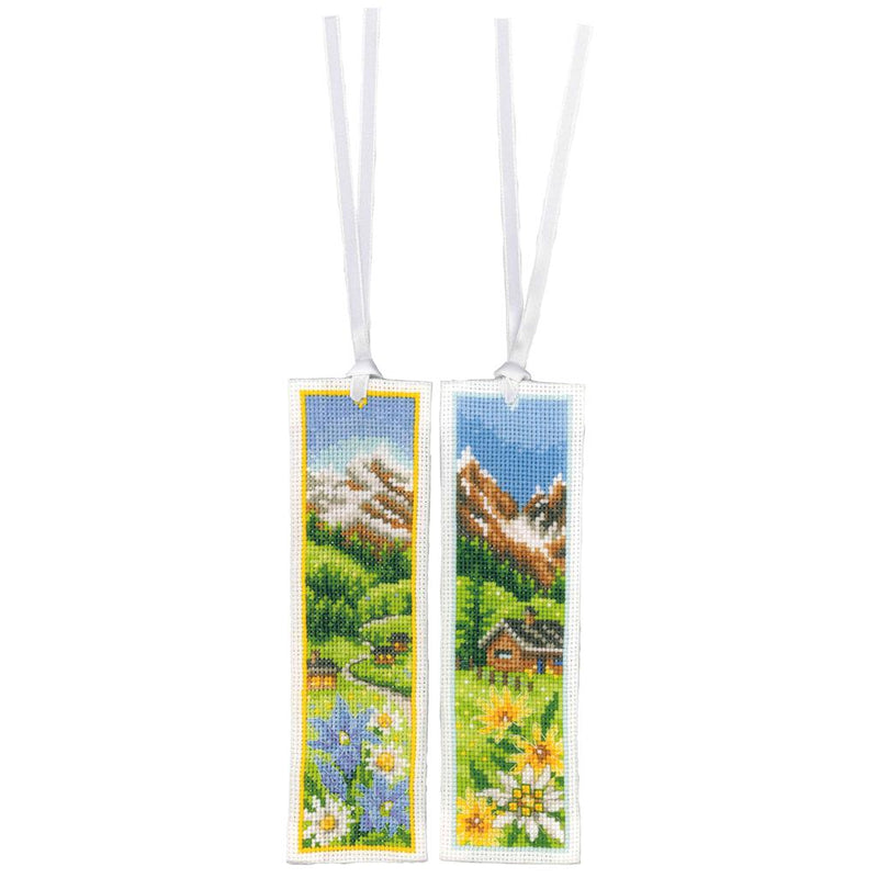 Bookmark Kit Vervaco - Alpine meadow set of 2