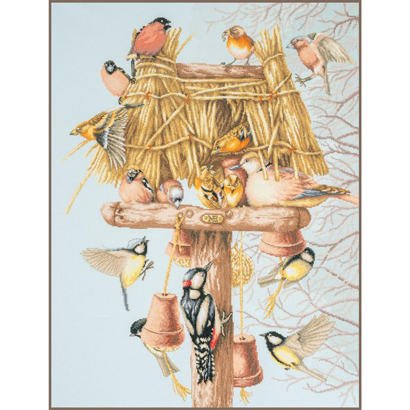 Counted Cross Stitch Kit Lanarte - Neighborhood Meeting