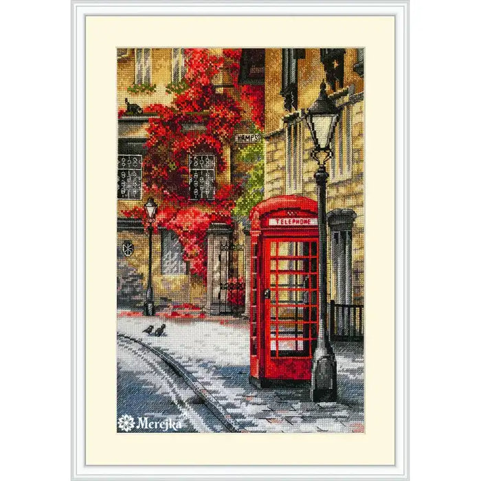 Cross Stitch Kit Merejka - QUIET LANE SK183