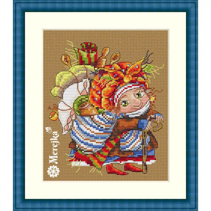 Cross Stitch Kit Merejka - RAGPICKER SK48