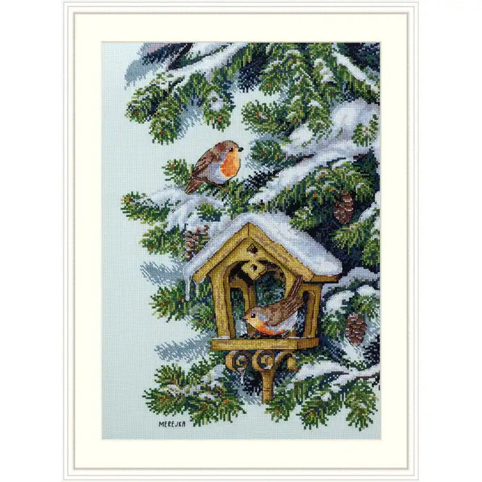 Cross Stitch Kit Merejka - ROBINS SK152
