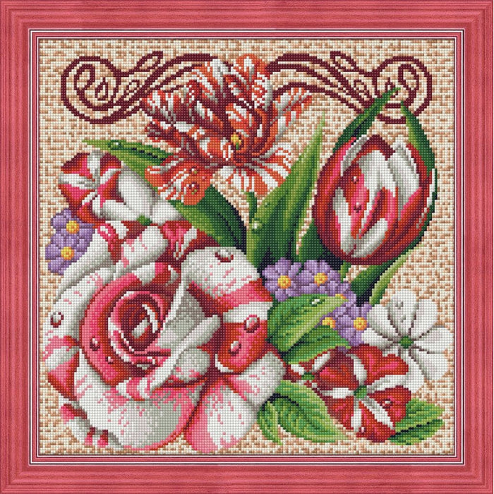 Diamond Painting Kit - MELROSE 40X40 CM AZ-1663