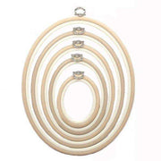 Sand Embroidery Hoop - Oval Nurge Flexible Hoop Hoops - HobbyJobby