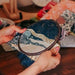 Sand Embroidery Round Hoop - Nurge Flexible Hoop, Round Cross Stitch Hoop Hoops - HobbyJobby