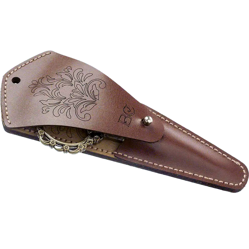 Scissor Case Needlecraft Kit - Leather Scissor Case Wonderland Crafts Scissor Cases - HobbyJobby
