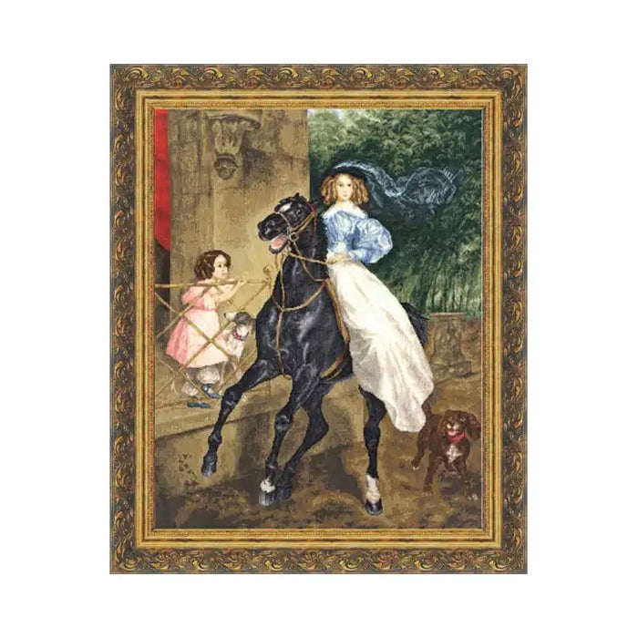 CROSS STITCH KIT - HORSERIDER S/MK004