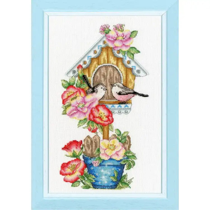 CROSS STITCH KIT - BIRDHOUSE S/SM033