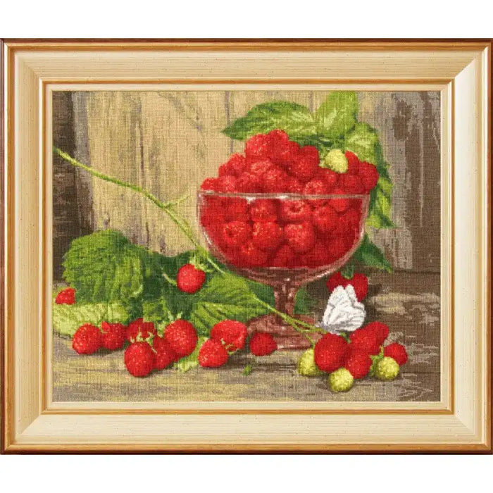 CROSS STITCH KIT - RASPBERRIES S/SM034