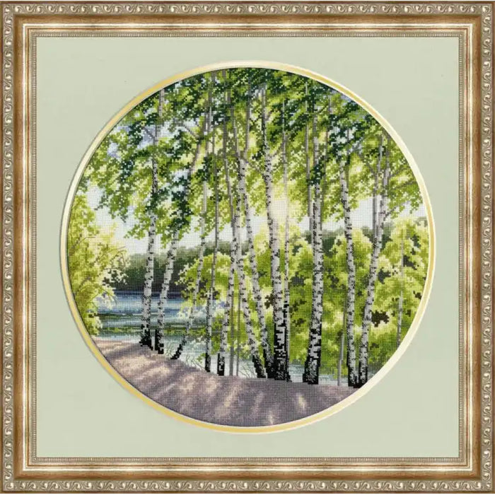 CROSS STITCH KIT - BIRCHES BY THE RIVER S/VM034