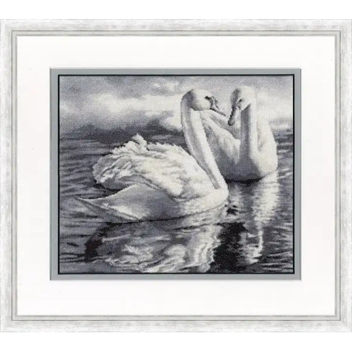 CROSS STITCH KIT - TWO SWANS S/Z055