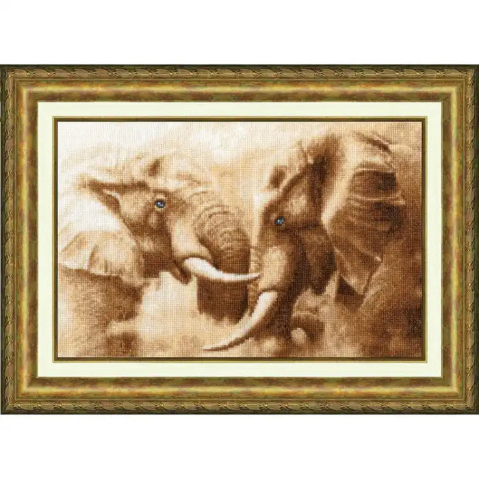 CROSS STITCH KIT - ELEPHANTS S/ZHS002