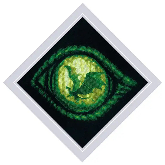 Cross Stitch Kit Riolis - "DRAGON EYE" 20X20 SR2162