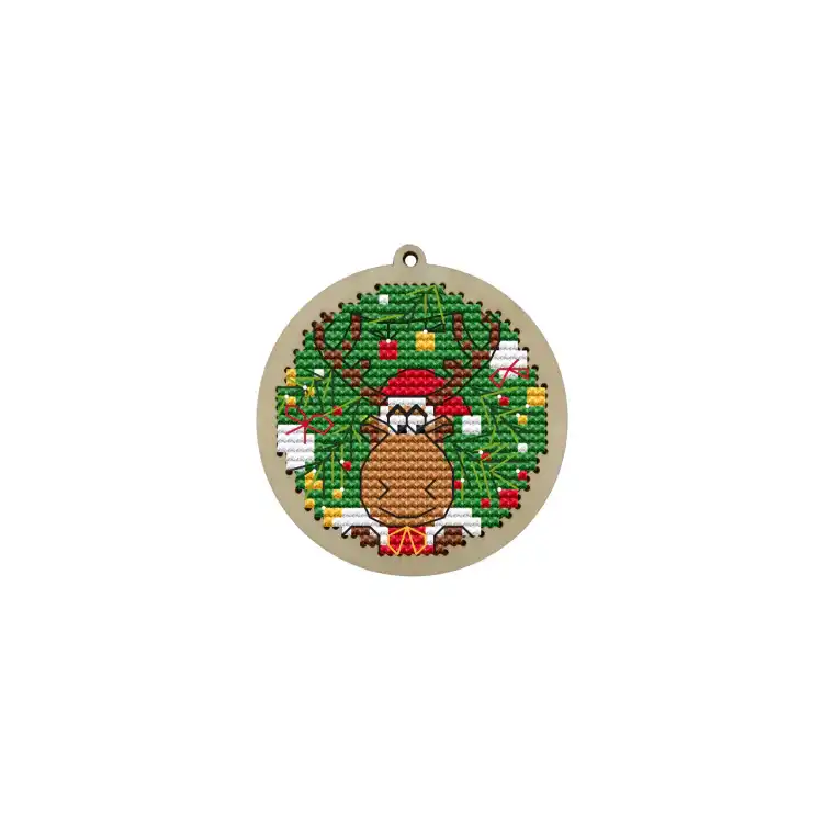 CHRISTMAS BALL "DEER" KF022/8-2