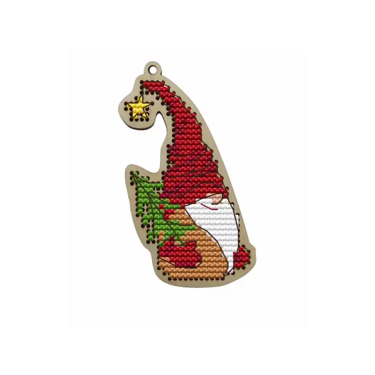 GNOME WITH CHRISTMAS TREE KF022/80