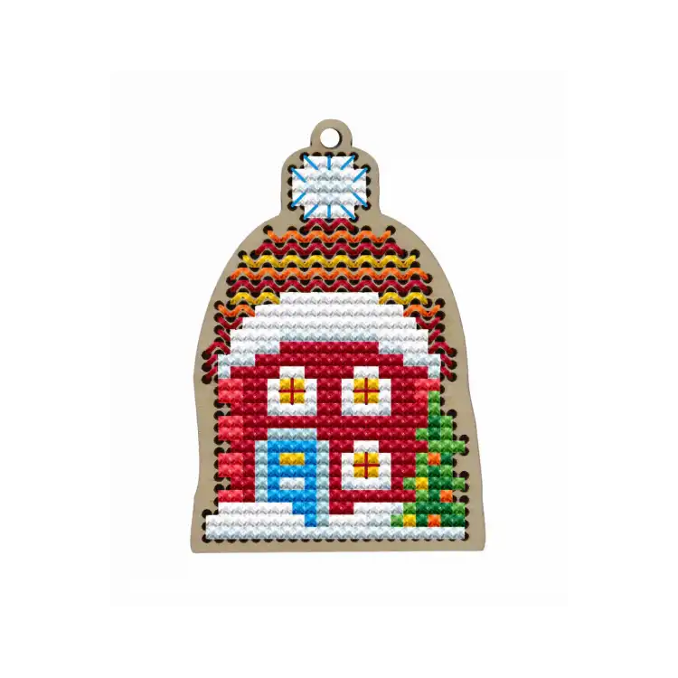 RED CHRISTMAS HOUSE KF022/92