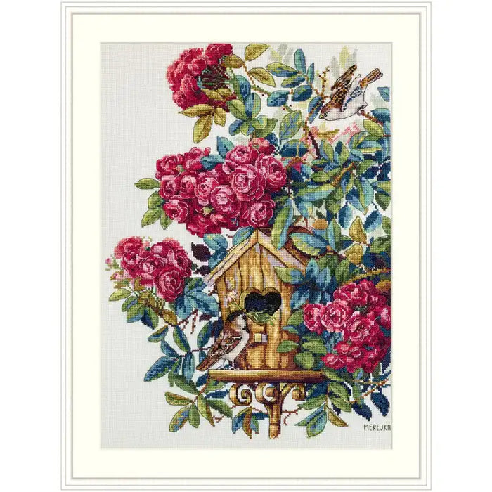 Cross Stitch Kit Merejka - ROSE BUSH SK150