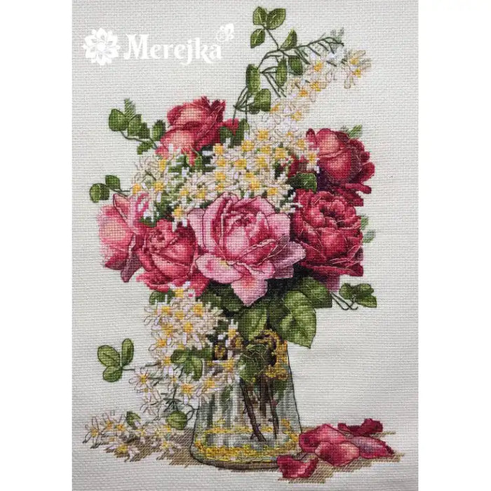Cross Stitch Kit Merejka - ROSES SK39