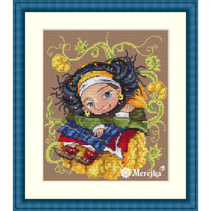 Cross Stitch Kit Merejka - PUMPKIN SK49