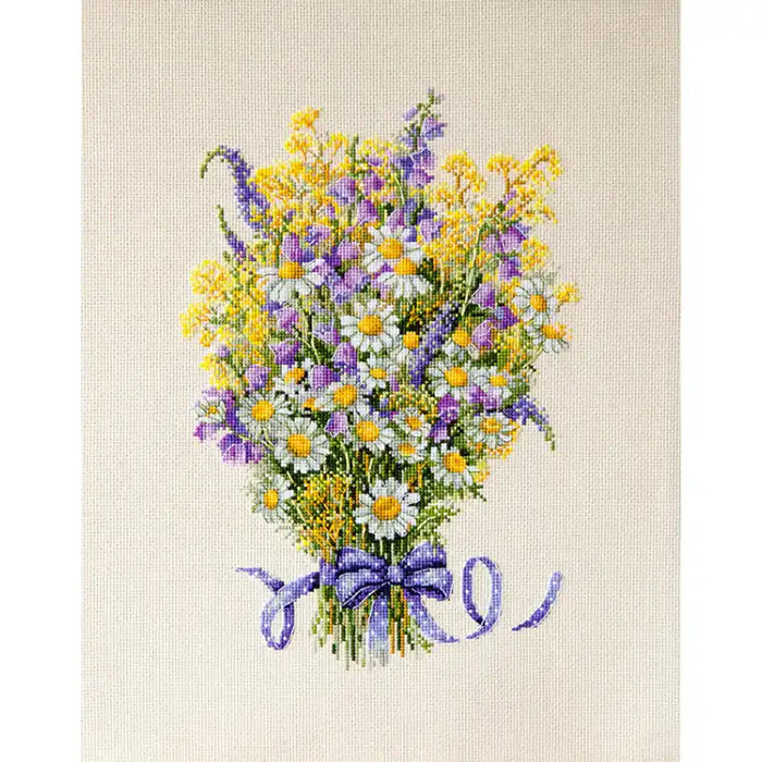 Cross Stitch Kit Merejka - SUMMER FLOWERS SK72