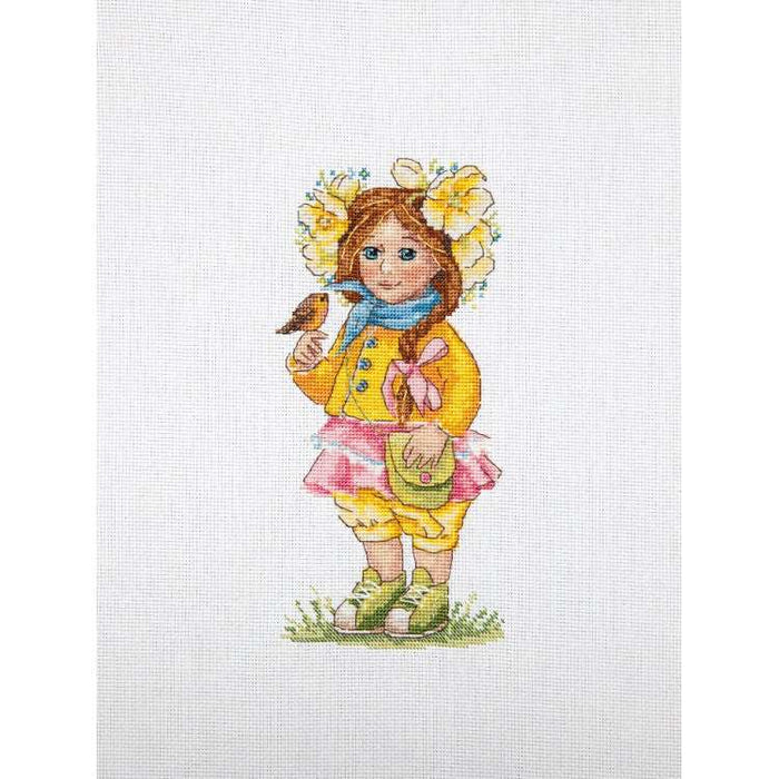 Cross Stitch Kit Merejka - SPRING GIRL SK98