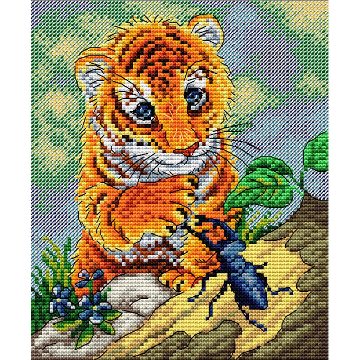 Kit de point de croix MP Studia - Soyons amis, SM-091