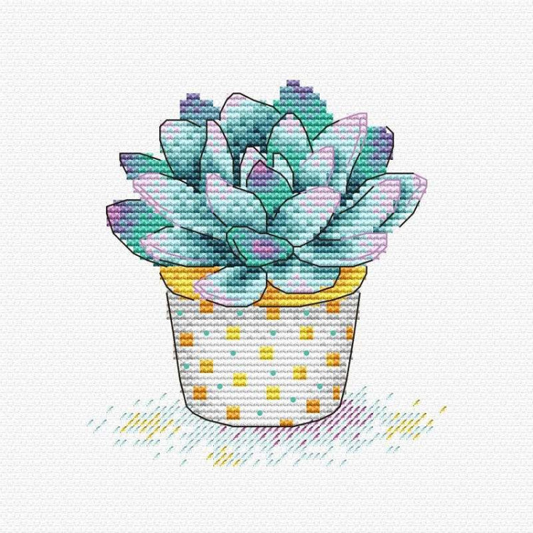 Kit de point de croix MP Studia - Splendeur succulente, SM-381