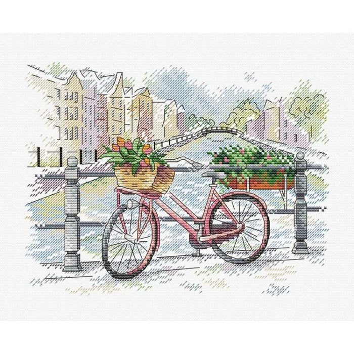 Kit de point de croix MP Studia - Sur le pont, SM-385 