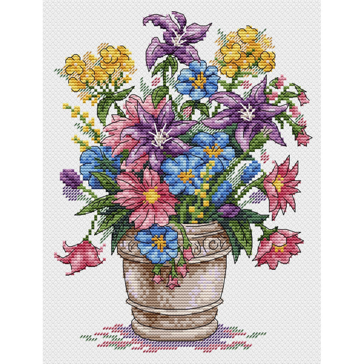 Kit de point de croix MP Studia - Bouquet d'inspiration, SM-501
