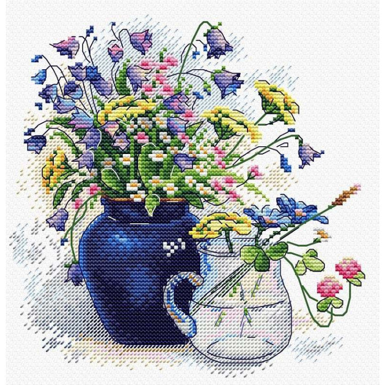 Kit de point de croix MP Studia - Bouquet, SM-558
