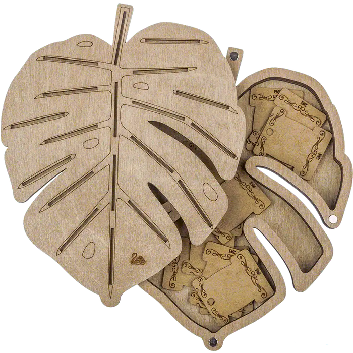 Storage Box for handcraft and 21 bobbins included Wonderland Crafts Organizer Box - HobbyJobby