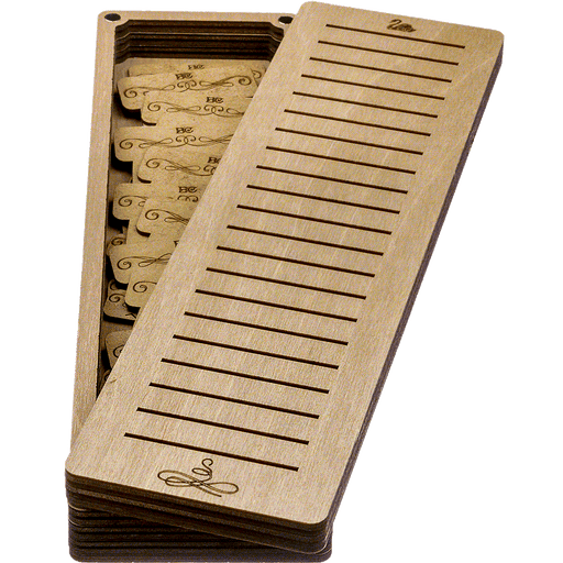 Storage Box for handcraft and 23 bobbins included Wonderland Crafts Organizer Box - HobbyJobby