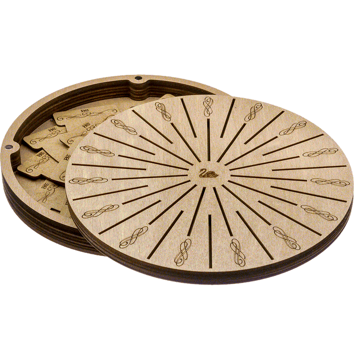 Storage Box for handcraft and 32 bobbins included Wonderland Crafts Organizer Box - HobbyJobby