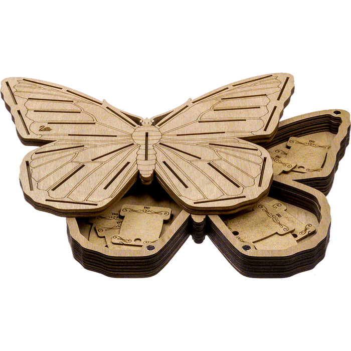 Storage Box for handcraft and 33 bobbins included Wonderland Crafts Organizer Box - HobbyJobby