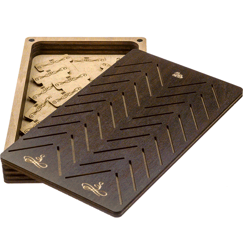 Storage Box for handcraft and 38 bobbins included Wonderland Crafts Organizer Box - HobbyJobby